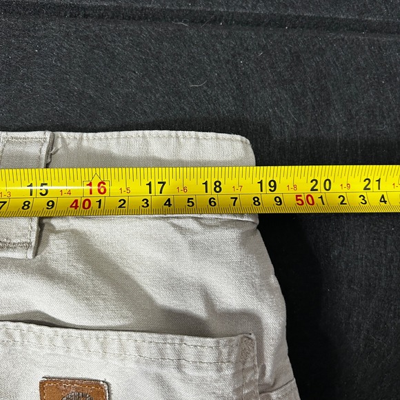 Carhartt Dungaree Khaki Utility Tan Work Pants Men's Size 40x30 Cotton Canvas - Picture 6 of 8